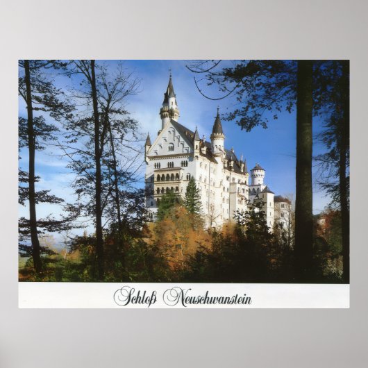 Neuschwanstein Poster (Voorkant)
