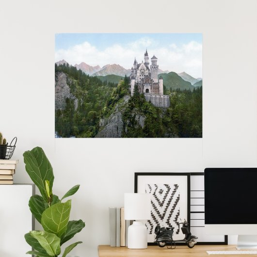 Neuschwanstein Poster (Thuiskantoor)