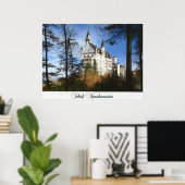Neuschwanstein Poster (Thuiskantoor)
