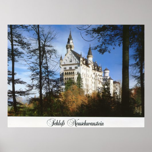 Neuschwanstein Poster (Voorkant)