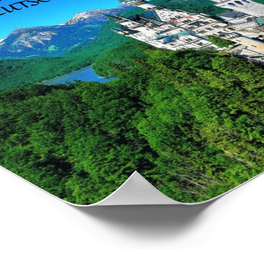 NEUSCHWANSTEIN SCHLOSS, DEUTSCHLAND POSTER (Hoek)