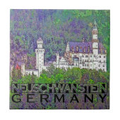 Neuschwanstein Tegeltje (Voorkant)