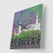 Neuschwanstein Vierkante Klok (Hoek)