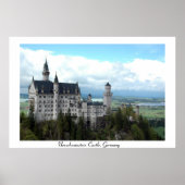 Neuschwanstien Castle in Beieren Poster (Voorkant)