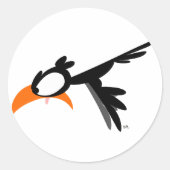 Neusduiken lil' birdie :) sticker (Voorkant)