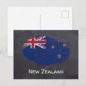 Neuseeland Briefkaart (Voorkant / Achterkant)