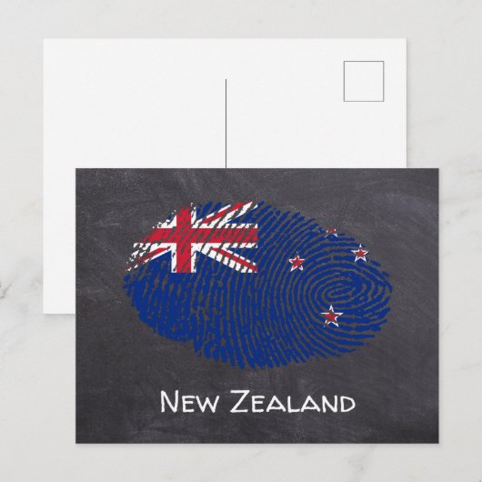 Neuseeland Briefkaart (Voorkant / Achterkant)