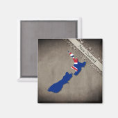 Neuseeland Magneet (Voorkant / Achterkant)