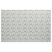 neusfloralen lichtblauw stof (Fat Quarter)