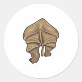 neusgat ronde sticker (Voorkant)