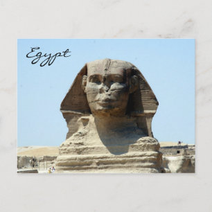 neusgezicht egypte briefkaart