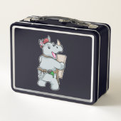 Neushoorn bij Schilderen met Kleuren (Achterkant)