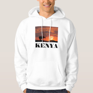 Neushoorn bij zonsondergang, Masai Mara, Kenia Hoodie