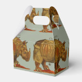  neushoorn Durer's Rhinoceros Antiek Bedankdoosjes (Achterkant)