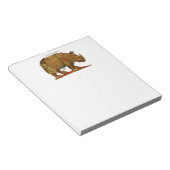  neushoorn Durer's Rhinoceros Antiek Notitieblok (Schuin)
