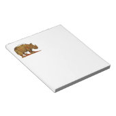  neushoorn Durer's Rhinoceros Antiek Notitieblok (Schuin)