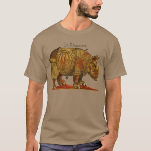  neushoorn Durer's Rhinoceros Antiek T-shirt