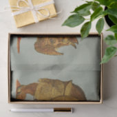  neushoorn Durer's Rhinoceros Antiek Tissuepapier (Geschenk)