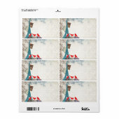  neushoorn etiket (Full Sheet)