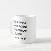 neushoorn, geweldige koffiemok (Voorkant links)