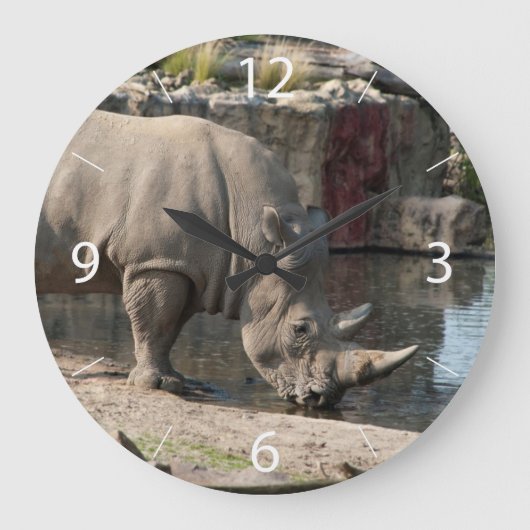 Neushoorn Grote Klok (Voorkant)