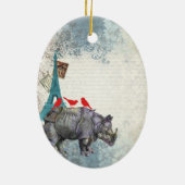  neushoorn keramisch ornament (Achterkant)