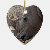 Neushoorn Keramisch Ornament (Rechts)