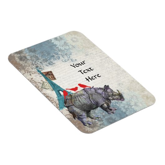  neushoorn magneet (Rechterzijde)