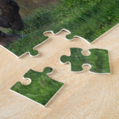 Neushoorn Moederschap Legpuzzel (Zijkant)