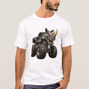 Neushoorn Monster Truck Beest T-shirt