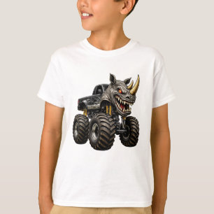Neushoorn Monster Truck Beest  T-shirt