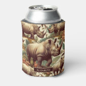  neushoorn naadloos blikjeskoeler (Blikje Achterkant)