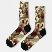  neushoorn naadloos sokken (Links)