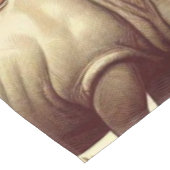 neushoorn naadloos tafelkleed (Gekanteld)