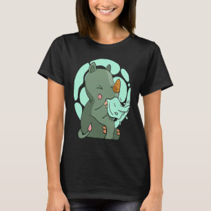 Neushoorn neushoorn Afrika ziek T-shirt