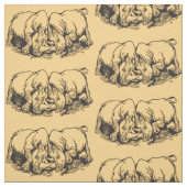 neushoorn of rhino stof (Swatch)