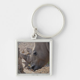 Neushoorn Sleutelhanger