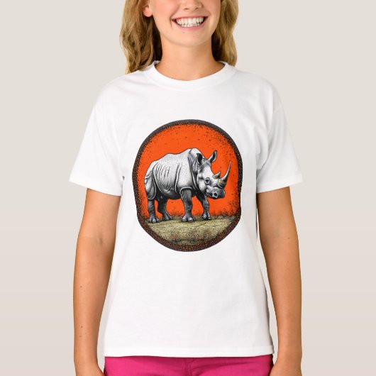 Neushoorn T-shirt (Voorkant)