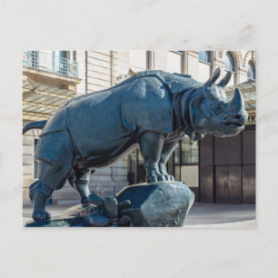 Neushoorn voor musee d'Orsay - Parijs Briefkaart