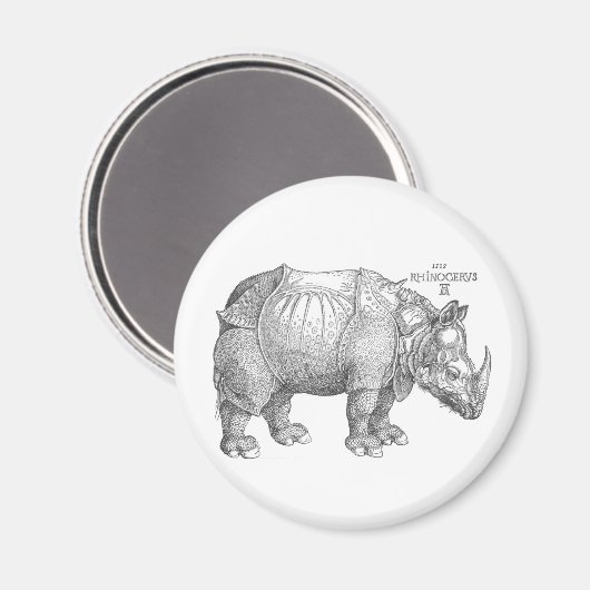 neushoornachtig magneet (Voorkant / Achterkant)