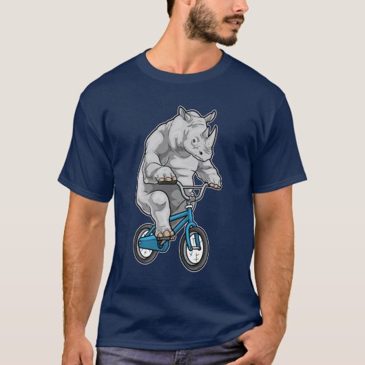 neushoornfiets t-shirt (Voorkant)
