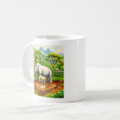 Neushoornliefde Koffiemok (Voorkant links)