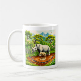 Neushoornliefde Koffiemok
