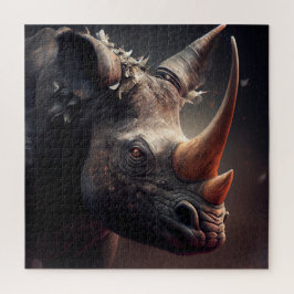 Neushoornpuzzel Legpuzzel