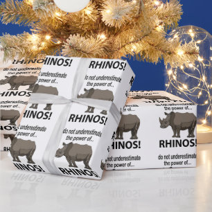 Neushoorns Dier Grappige Neushoorns Cadeaupapier
