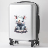 NEUSHOORNS - KINDERKAMER STICKER (Koffer)