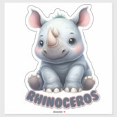NEUSHOORNS - KINDERKAMER STICKER (Vel)