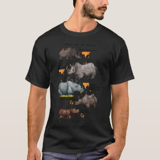 neushoorns van de wereld t-shirt