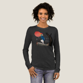 Neushoornvogel bij maanlicht T-shirt