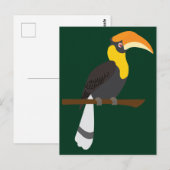 Neushoornvogel Briefkaart (Voorkant / Achterkant)